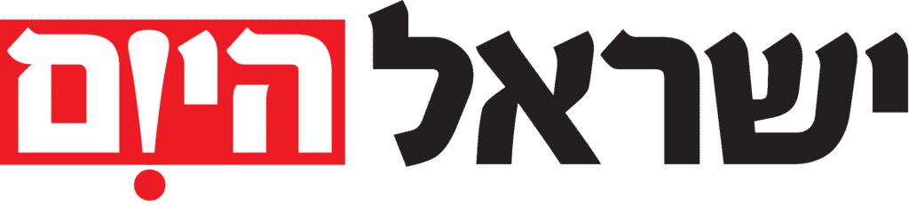 לוגו אדום ולבן ועליו כתובה המילה עברית, שנוצר על ידי סוכנות שיווק דיגיטלית.