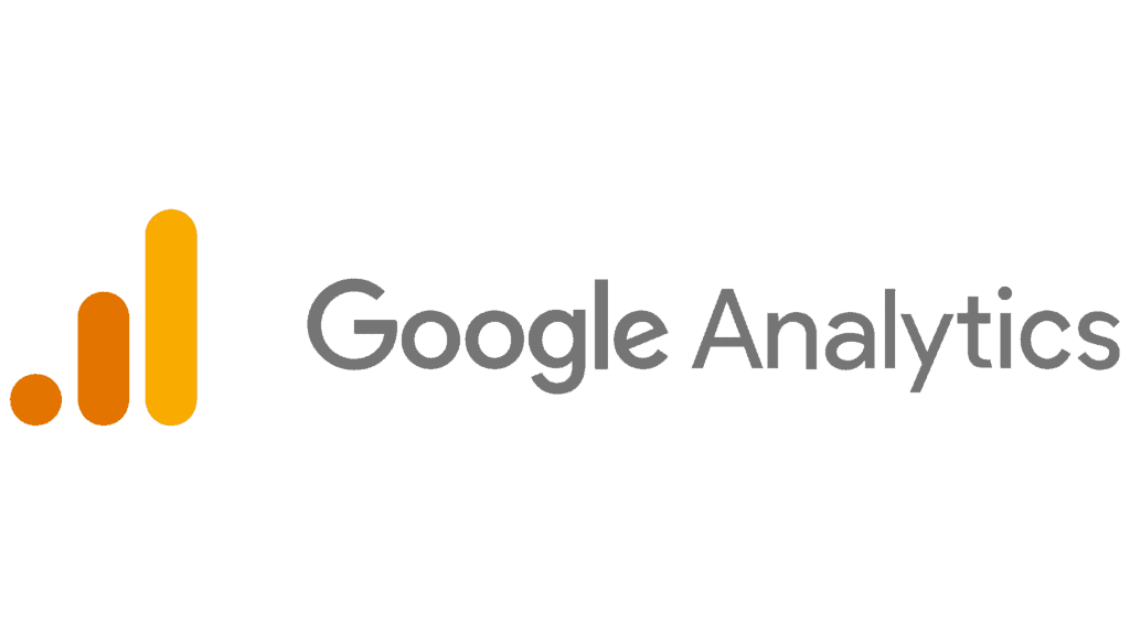 לוגו של Google Analytics על רקע ירוק.